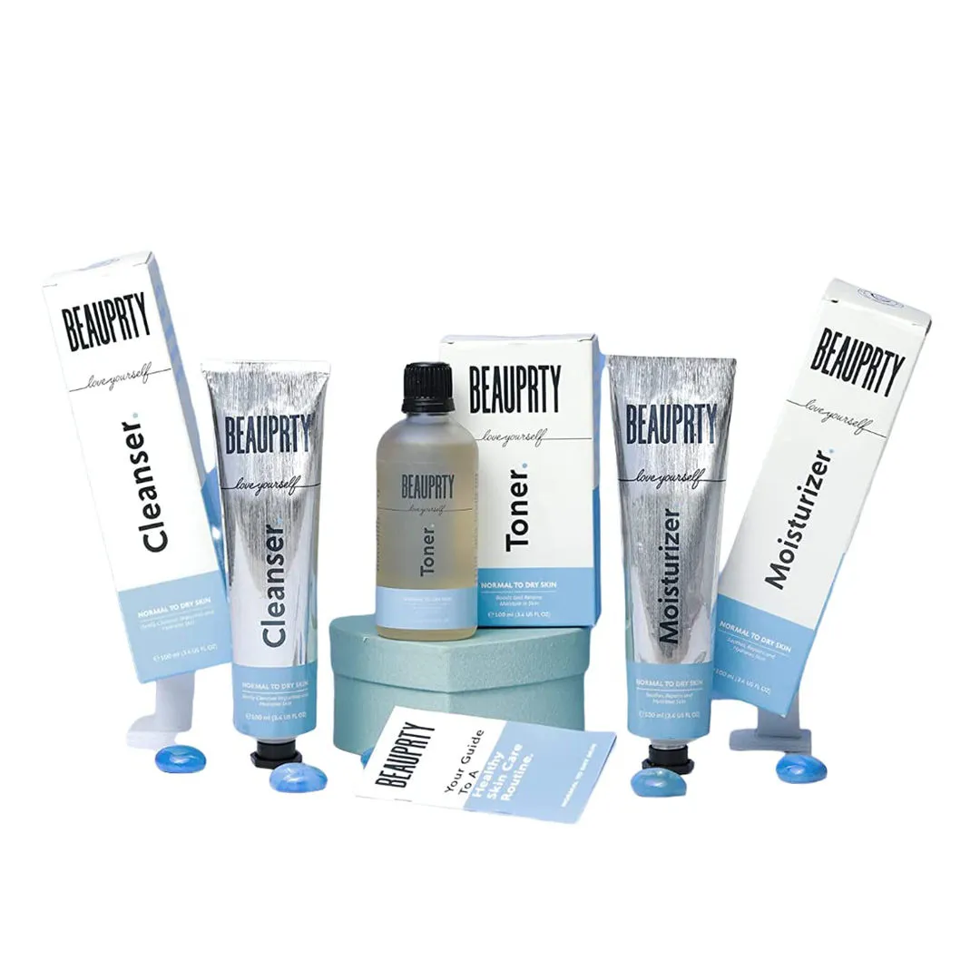 Beauprty Hydrating Bundle Face Care Routine Kit for Dry & Sensitive Skin