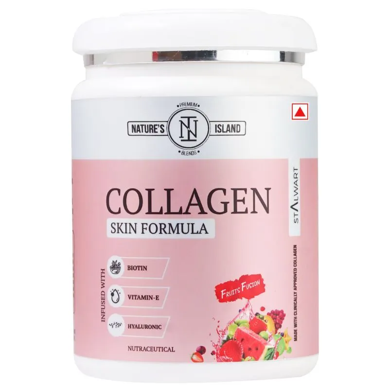 Nature's Island Collagen Skin Formula For Glow, Anti-aging And Healthy Hair - Fruit Fusion