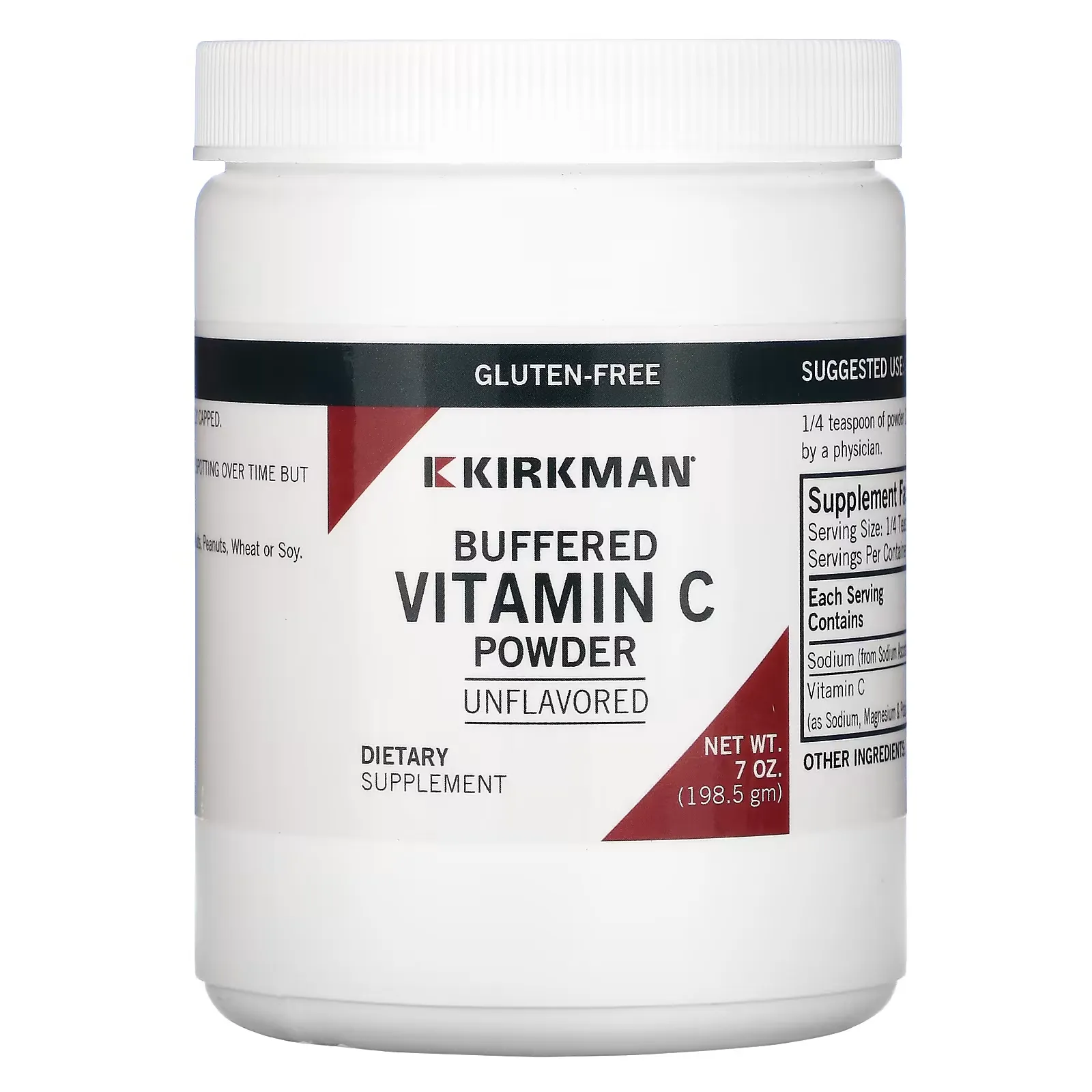 Buffered Vitamin C Powder, Unflavored, 7 oz (198.5 g)