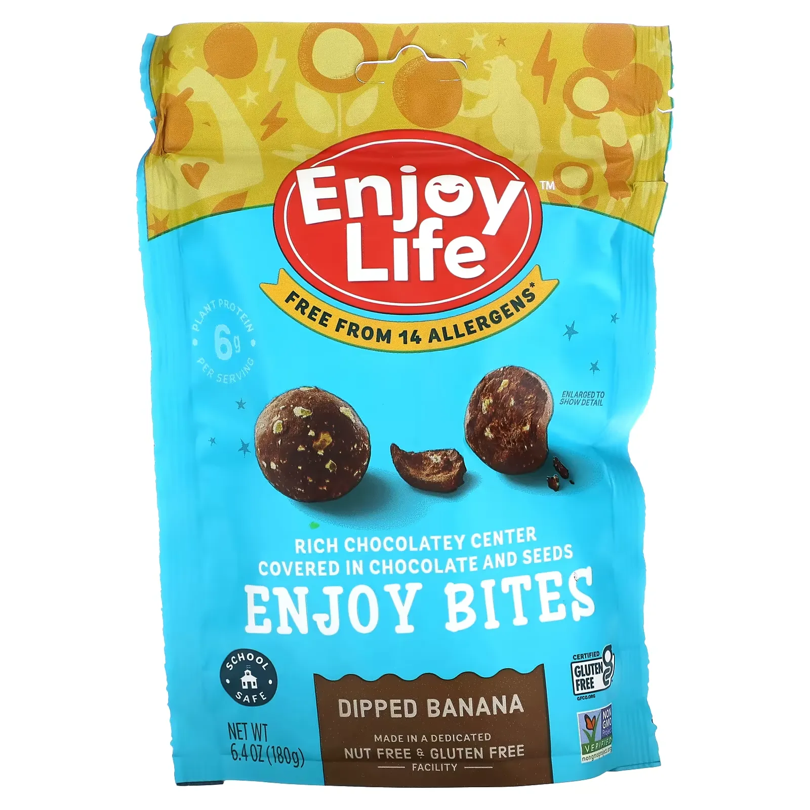 Enjoy Bites, Dipped Banana, 6.4 oz (180 g)