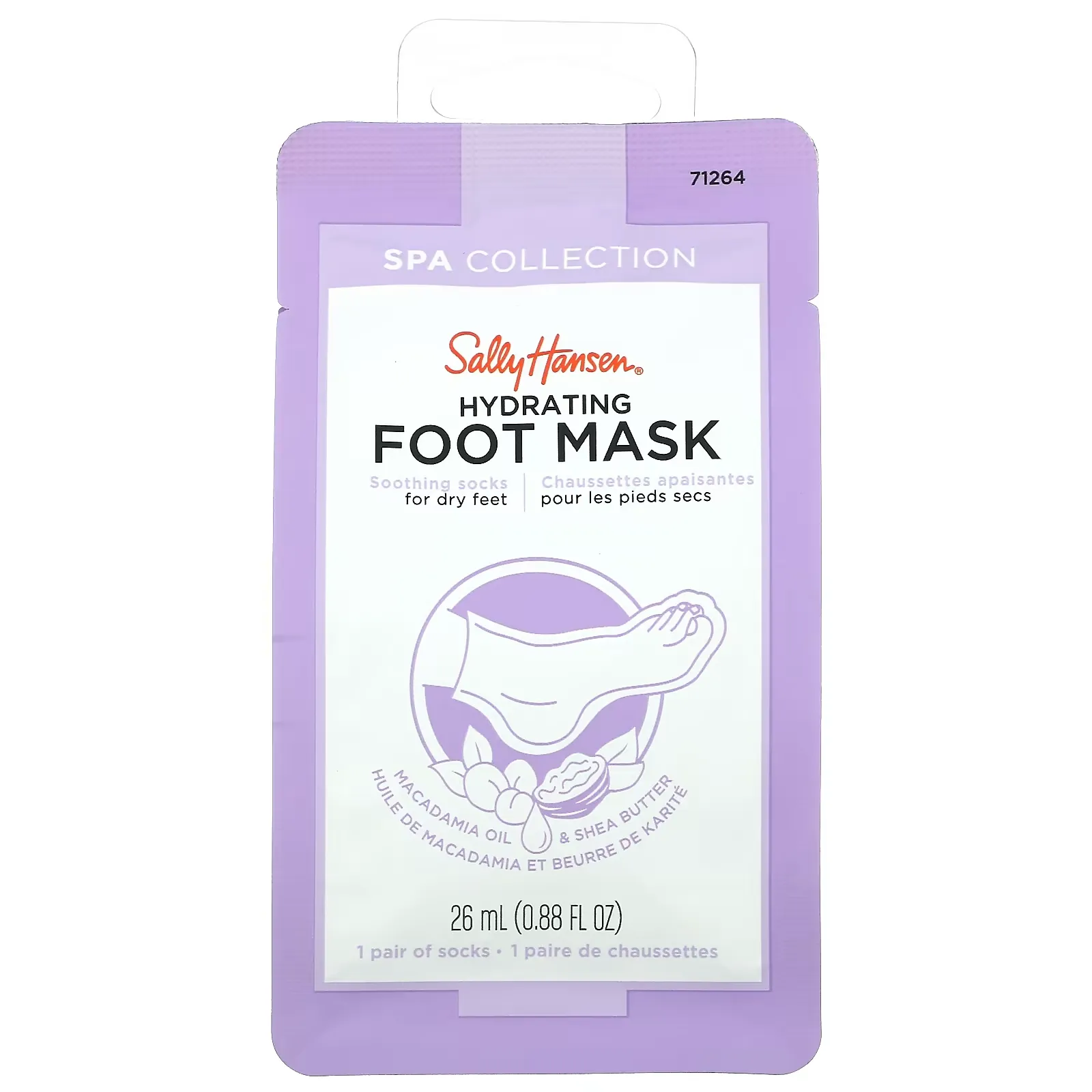 Hydrating Foot Mask, 1 Pair, 0.88 fl oz (26 ml)