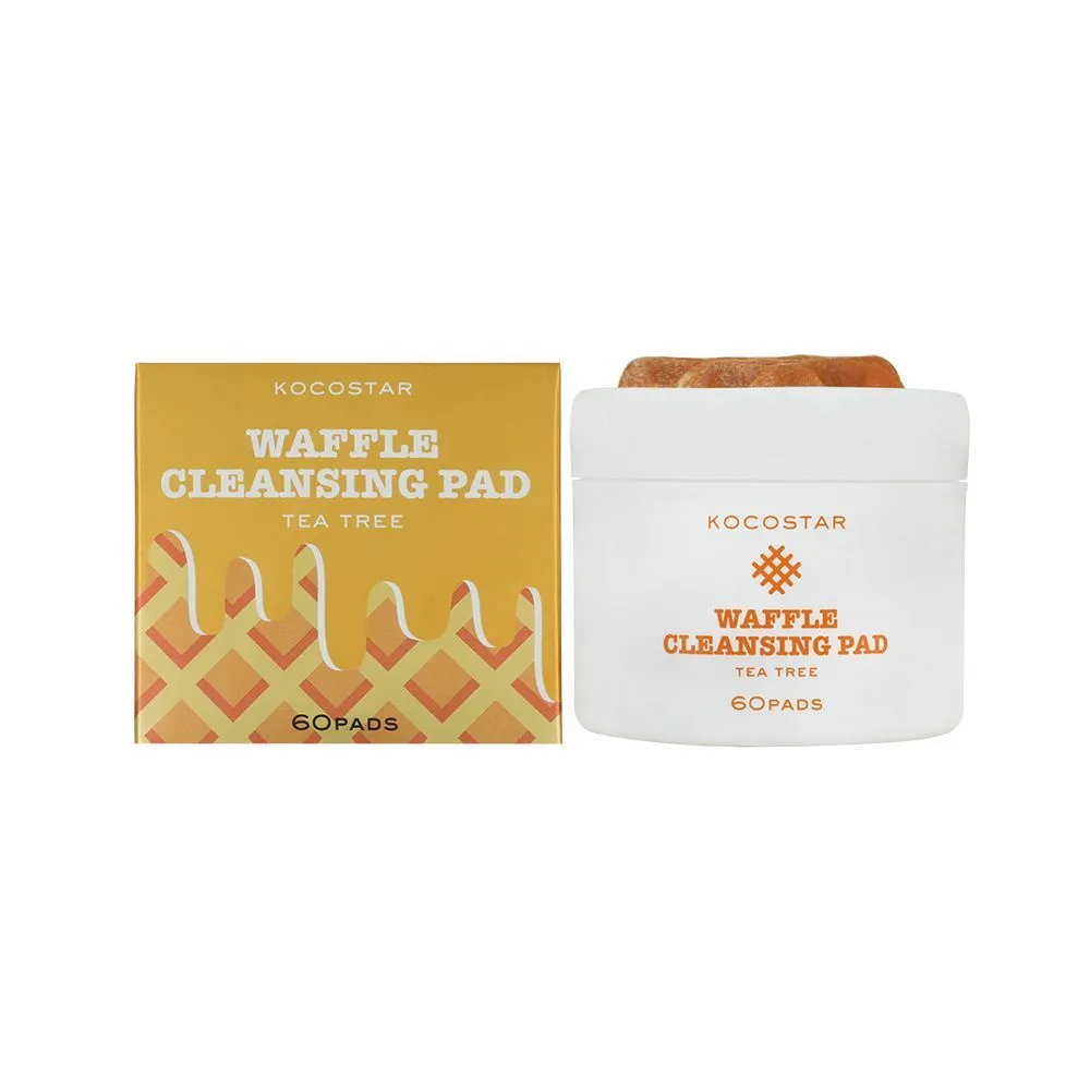 KOCOSTAR Waffle Cleansing Pad - Tea Tree