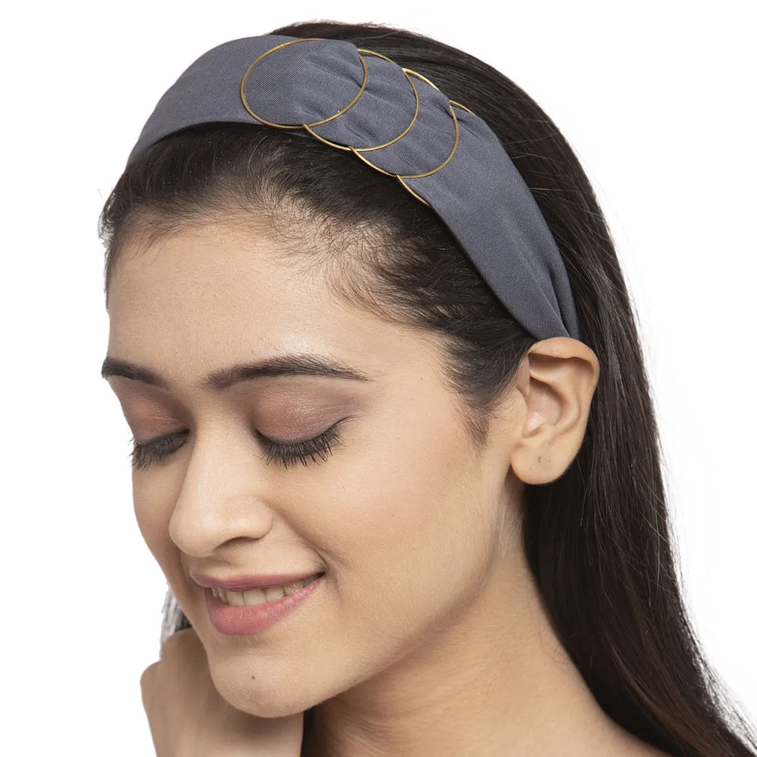 Ferosh Grey Multiple Rings Hairband