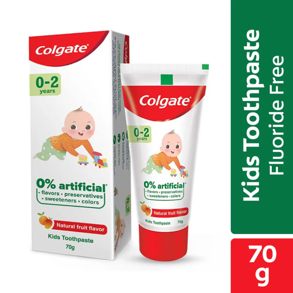 Colgate Toothpaste for Kids (0-2 years), Natural Fruit Flavour