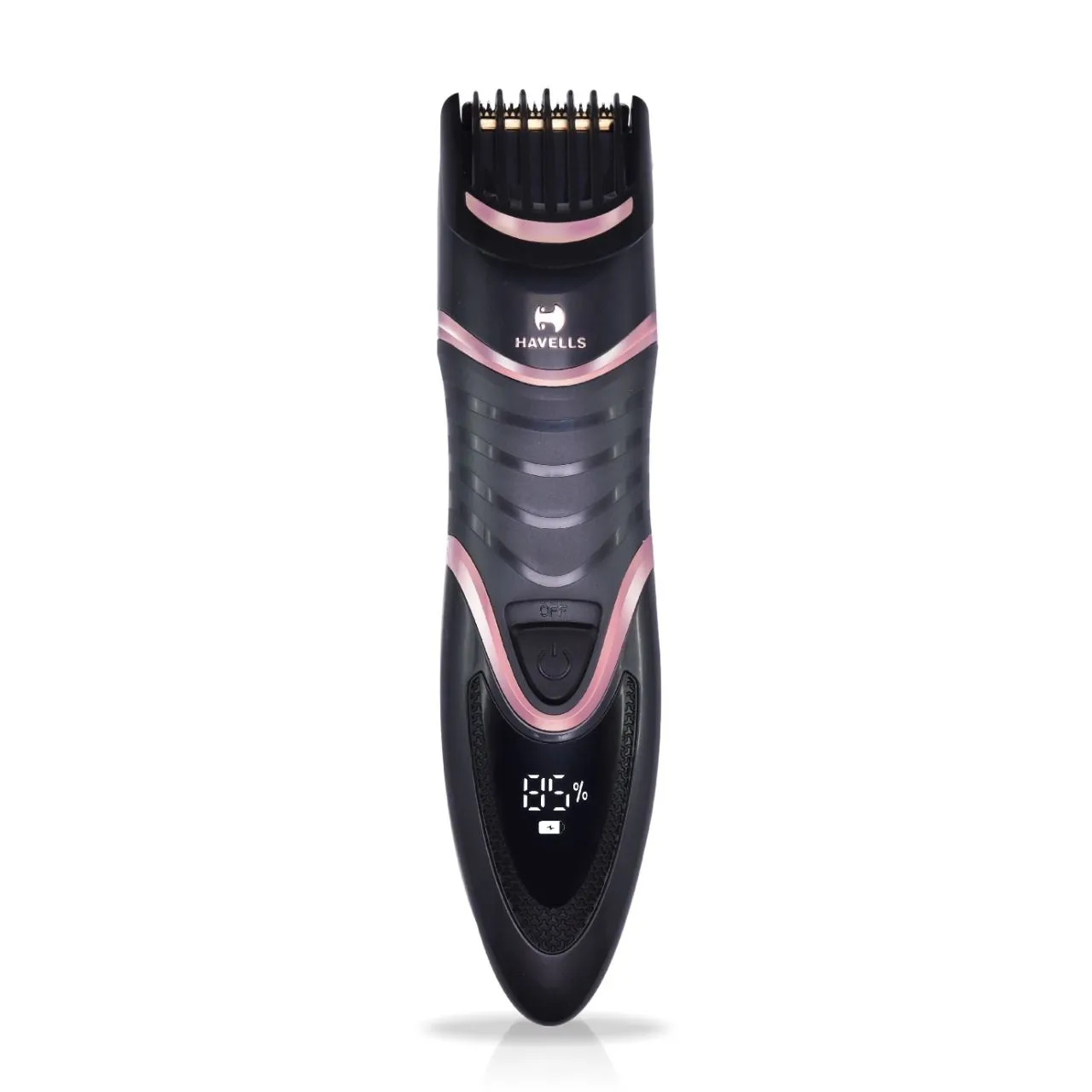 Havells BT9010 Digital & Usb Quick Charge Zoom Wheel Beard Trimmer (Rose Gold)