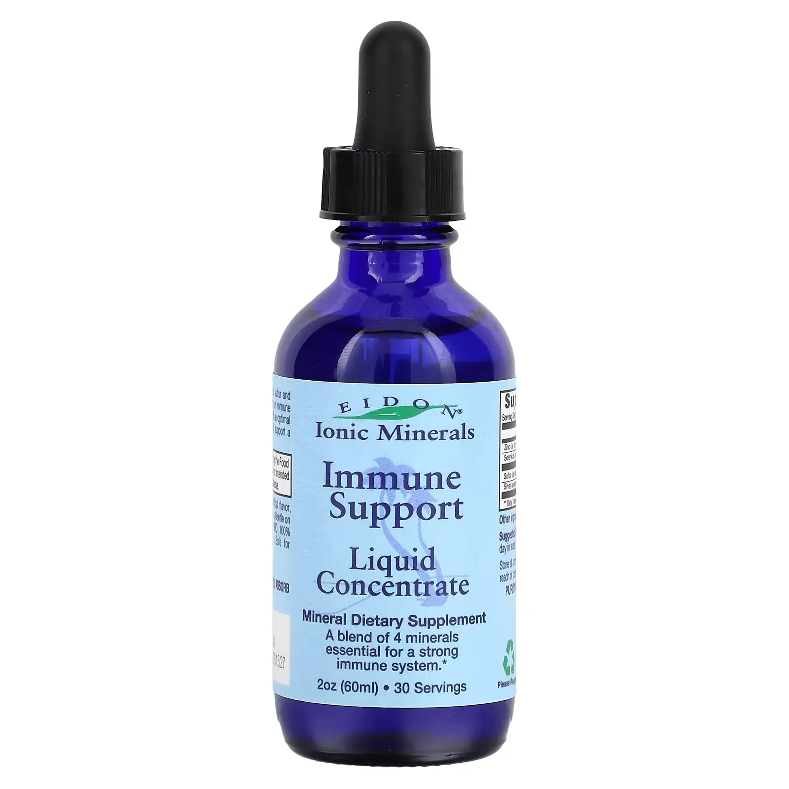 Ionic Minerals, Immune Support, Liquid Concentrate, 2 oz (60 ml)