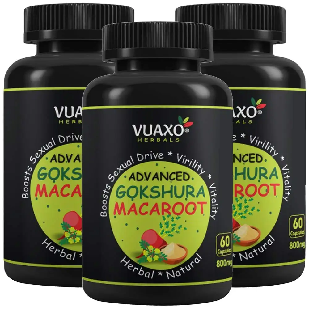 Vuaxo Advanced Gokshura Macaroot,  180 capsules