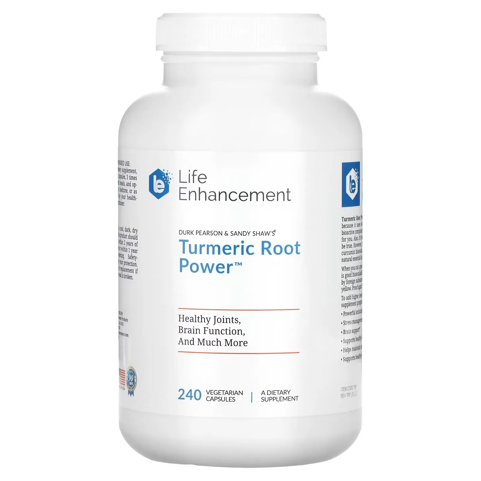 Turmeric Root Power, 240 Vegetarian Capsules