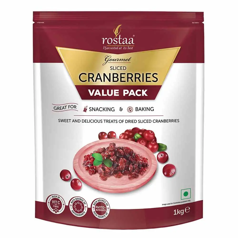 Rostaa Sliced Cranberries,  1 kg