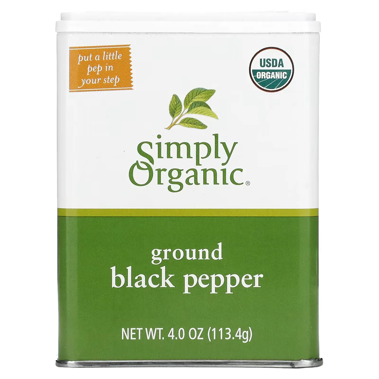 Ground Black Pepper, 4 oz (113.4 g)