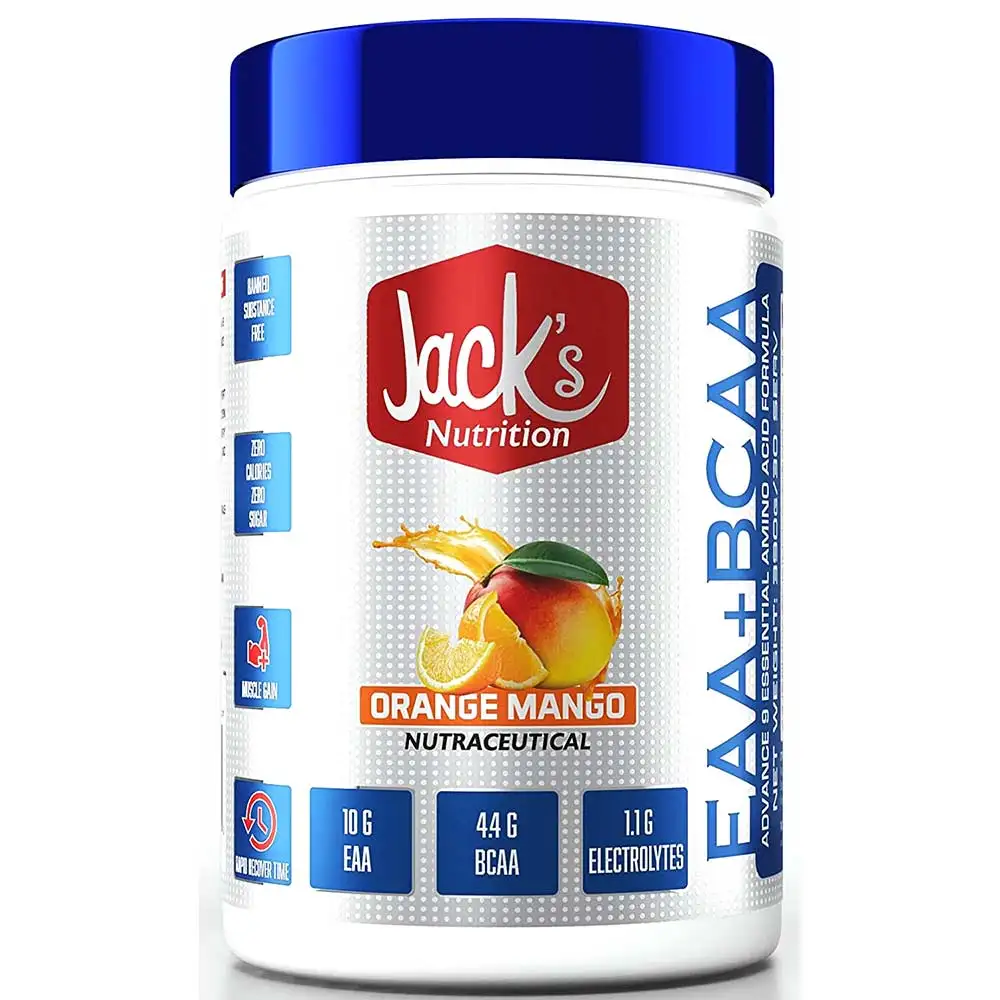 Jacks Nutrition EAA+BCAA,  Strawberry Kiwi  0.86 lb  30 Servings