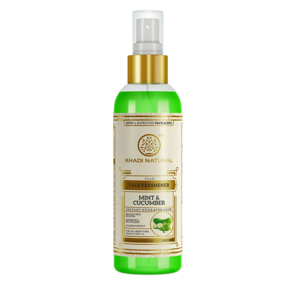 Khadi Natural Ayurvedic Mint and Cucumber Herbal Face Freshner