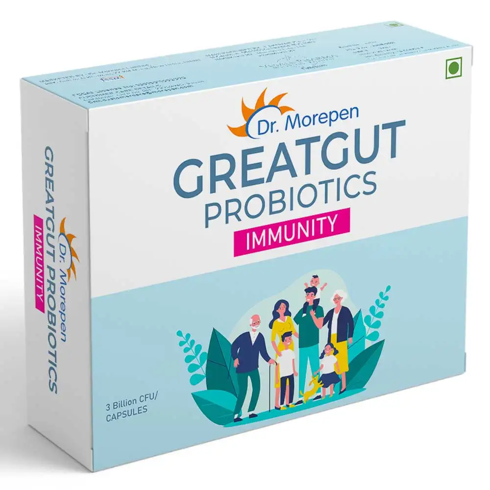 Dr. Morepen Greatgut Probiotics,  14 capsules  Unflavoured