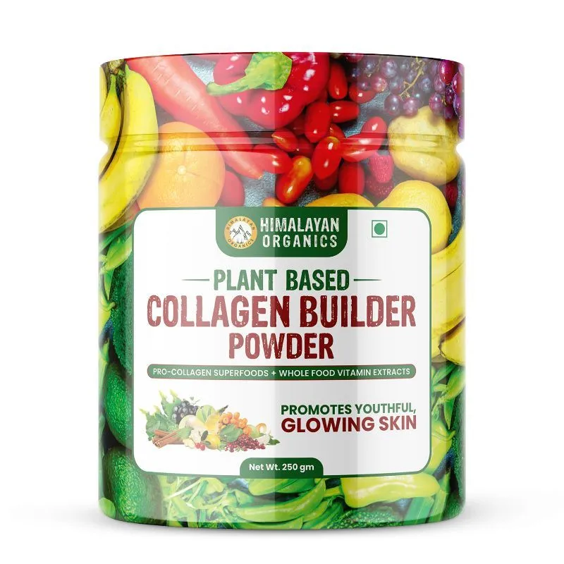 Himalayan Organics Plant Based Collagen Builder Powder for Glowing Skin