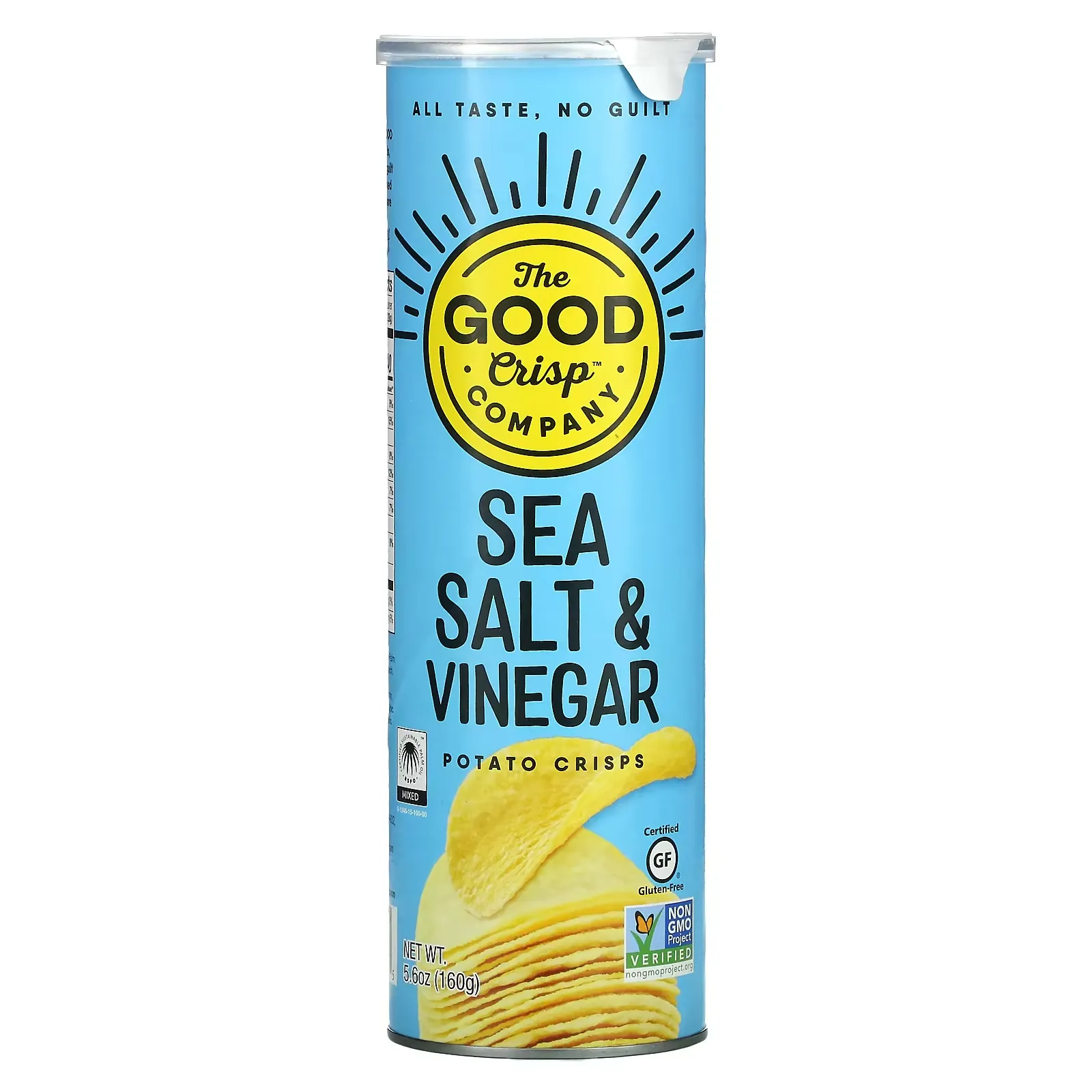 Potato Crisps, Sea Salt & Vinegar, 5.6 oz (160 g)