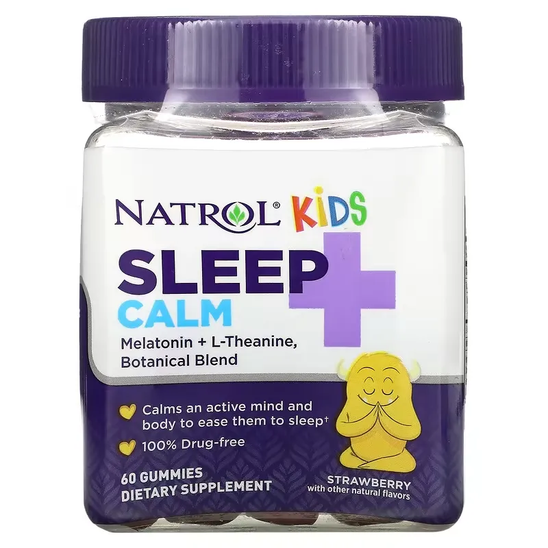 Kids, Sleep + Calm, Ages 4 + Up, Strawberry, 60 Gummies