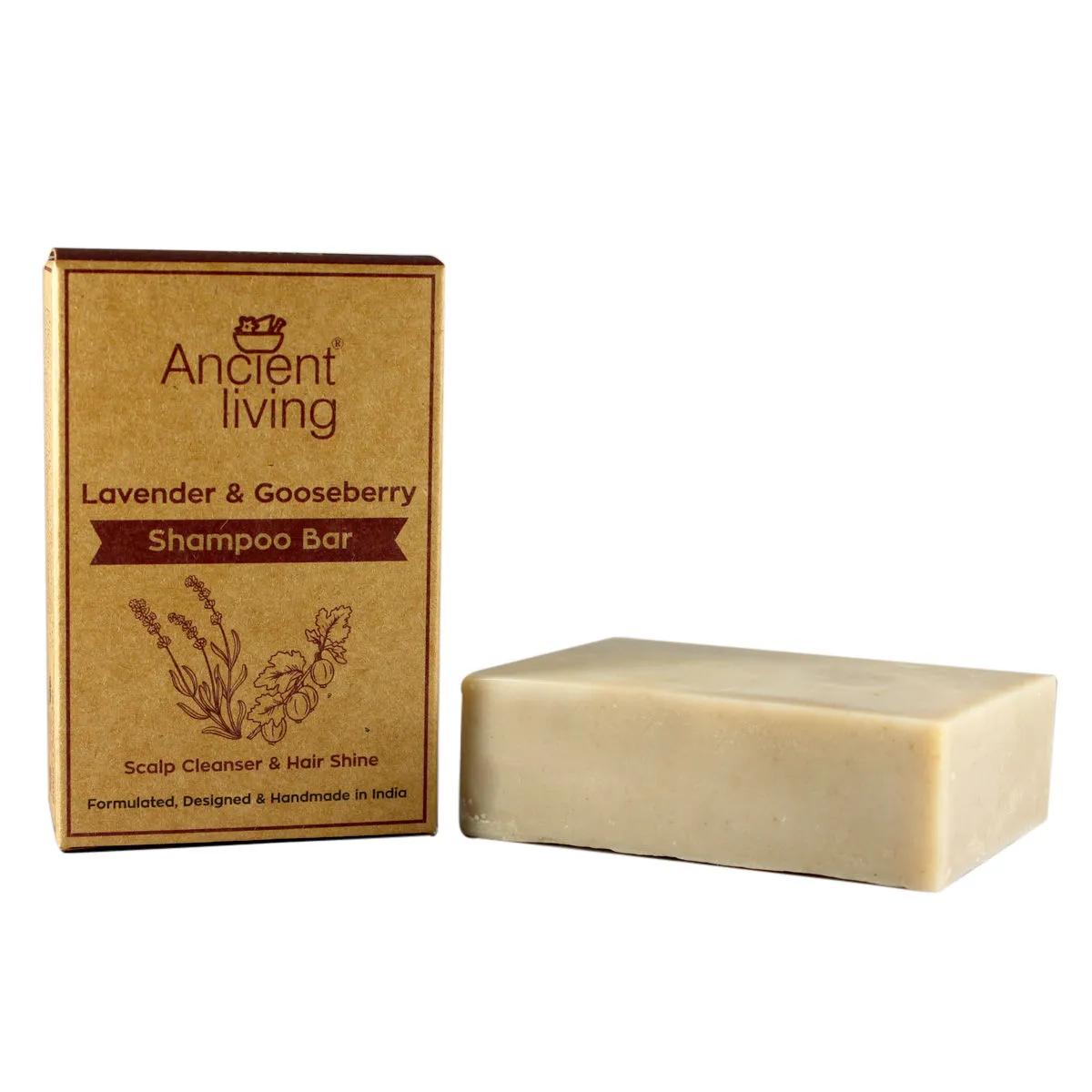 Ancient Living Gooseberry and Lavender Shampoo Bar