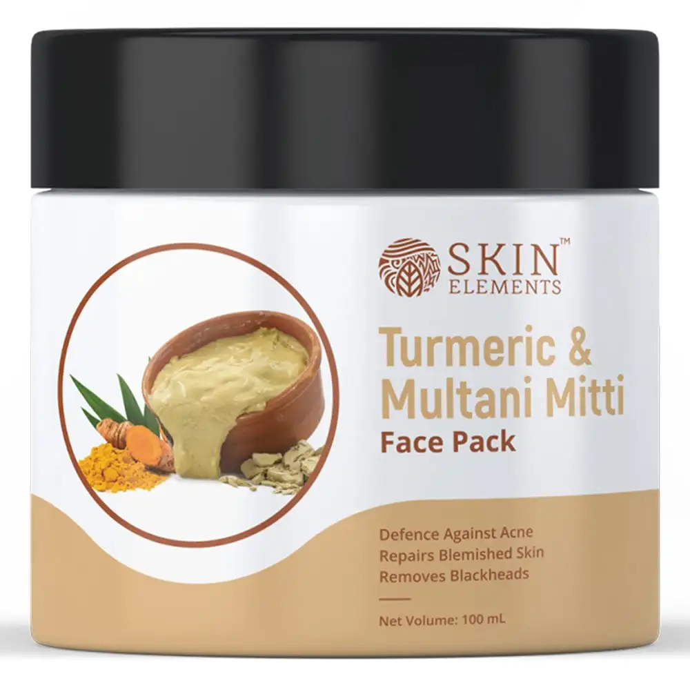 Skin Elements Turmeric & Multani Mitti Face Pack,  100 g  for All Types of Skin