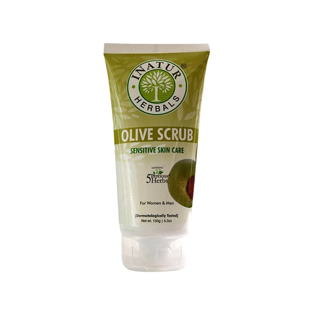 Inatur Olive Face Scrub - For Sensitive Skin