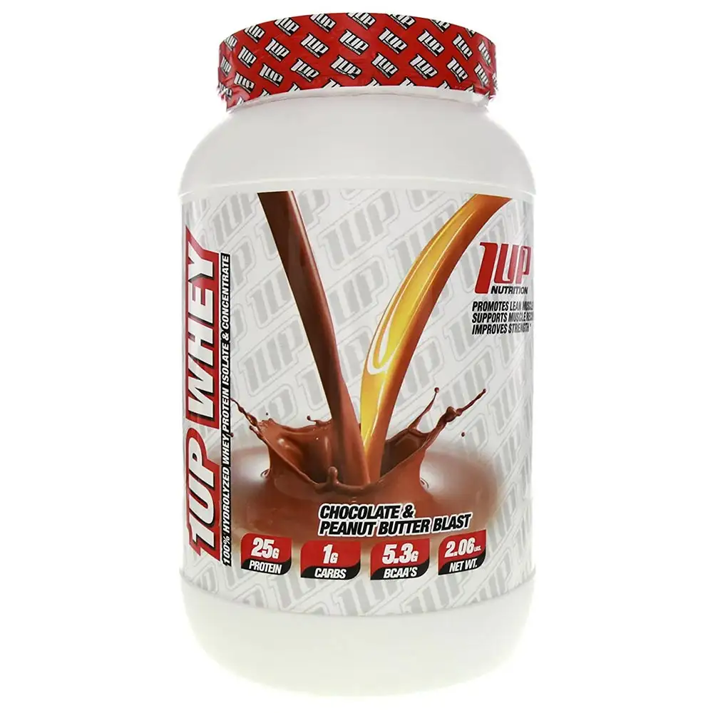 1UP Nutrition Whey Protein and Hydrolyzed Isolate,  2 lb  Chocolate Peanut Butter