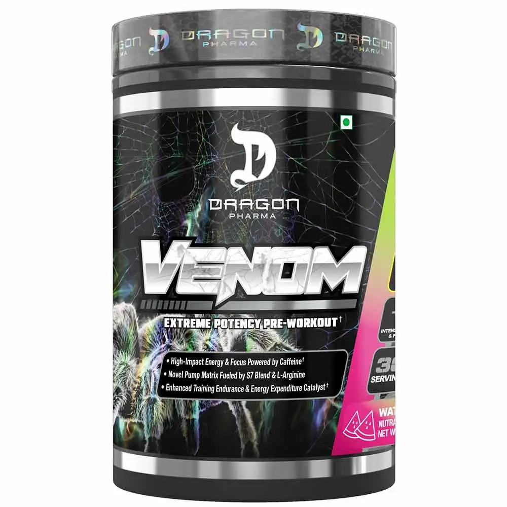 Dragon Pharma Venom Extreme Potency Pre-Workout,  1.1 lb  Watermelon