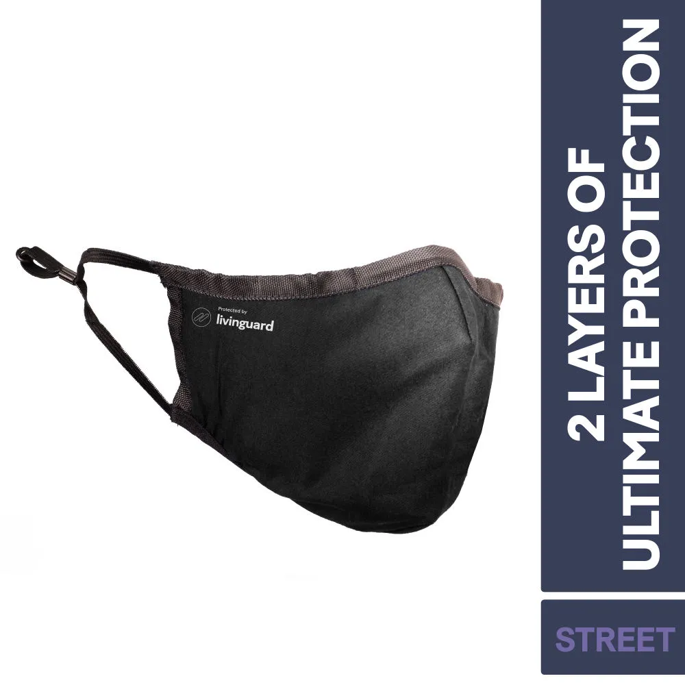 Livinguard Face Mask Street Medium - Black