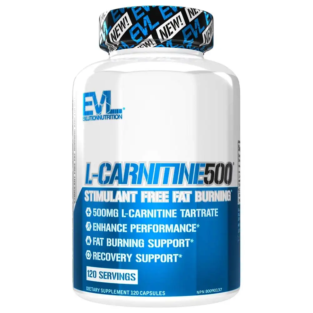 Evlution Nutrition (EVL) L-Carnitine 500,  120 capsules  Unflavoured