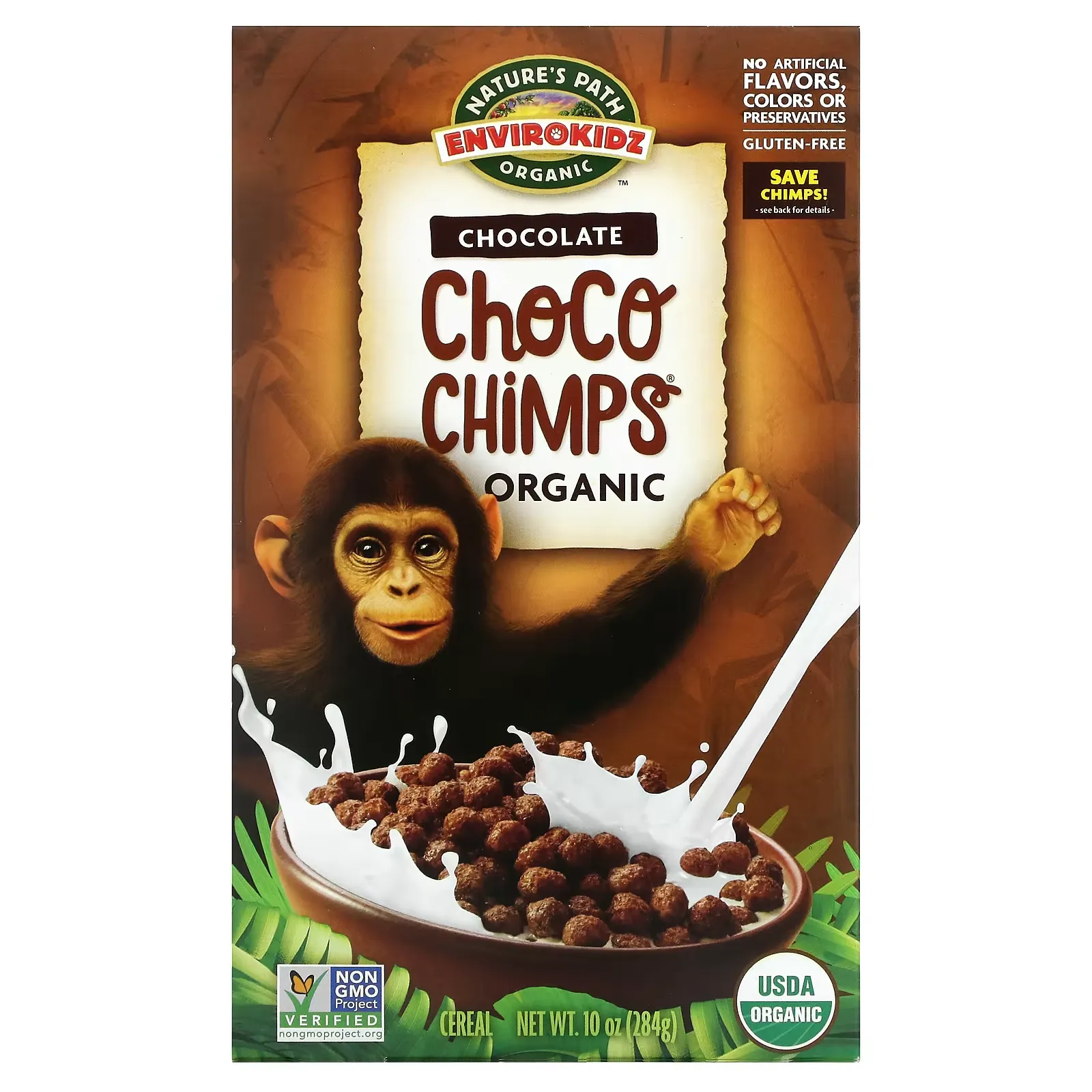 EnviroKidz, Organic Chocolate Choco Chimps, 10 oz (284 g)