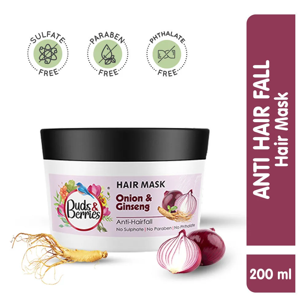 Buds & Berries Onion & Ginseng Anti-Hairfall Hair Mask