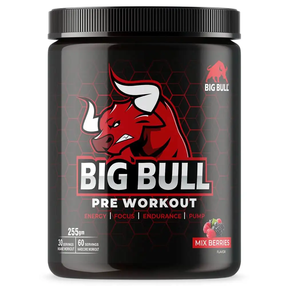 Big Bull Pre Workout,  0.56 lb  Mix Berries