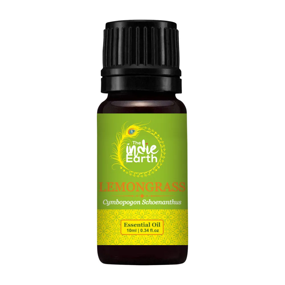 The Indie Earth Pure & Undiluted Lemongrass Essential Oil