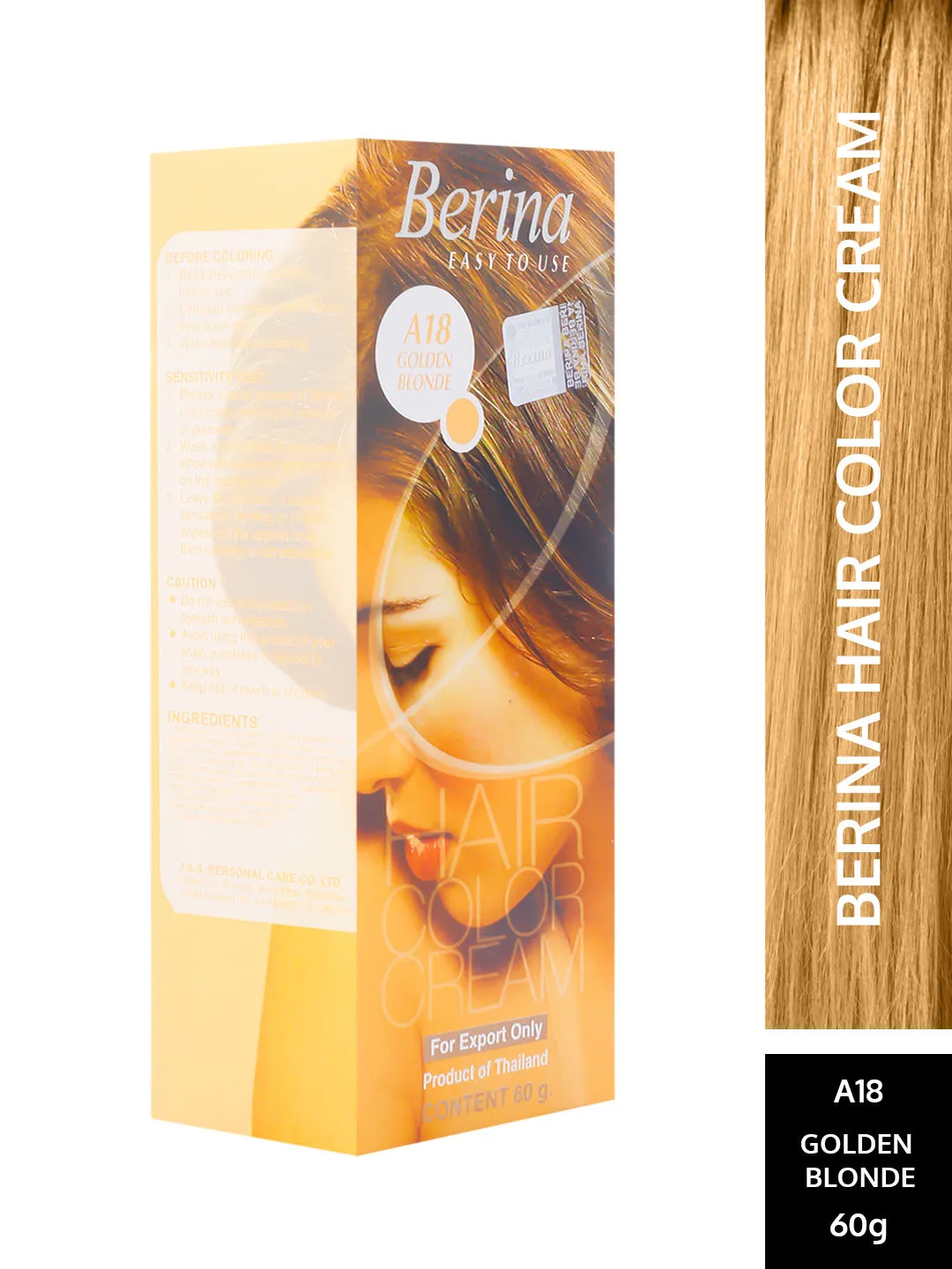 Berina Hair Color Cream - Golden Blonde