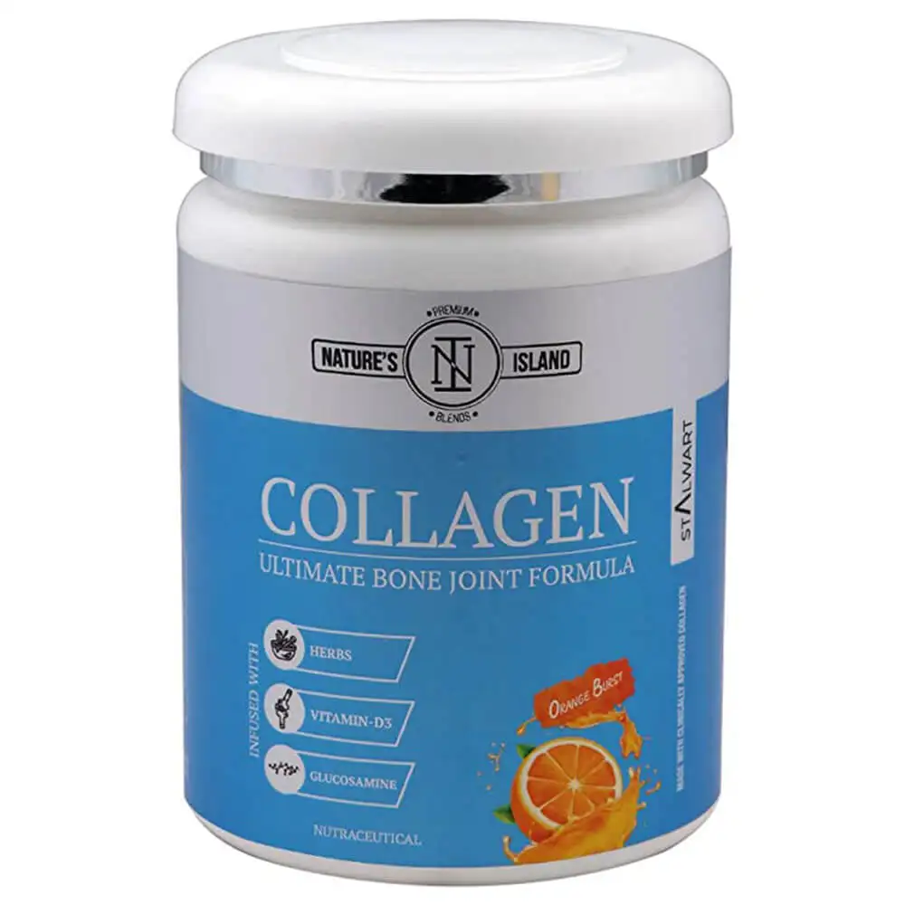 Nature's Island Collagen Ultimate Bone Joint Formula,  0.250 kg  Orange Burst