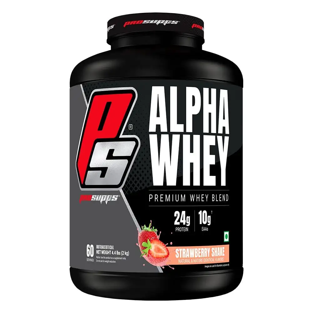 ProSupps Alpha Whey Blend,  4.4 lb  Strawberry Shake