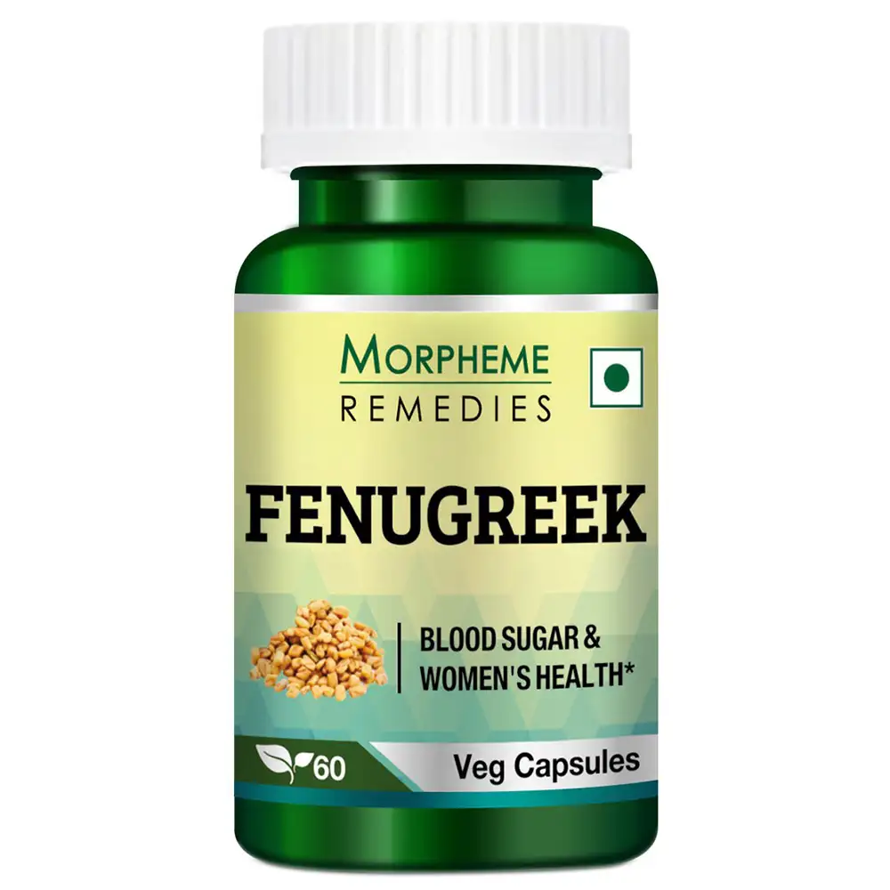 Morpheme Remedies Fenugreek (500 mg),  60 veggie capsule(s)