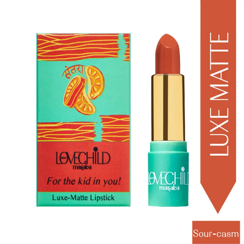 LoveChild Masaba For The Kid In You! Luxe Matte Lipstick - 09 Sour-casm