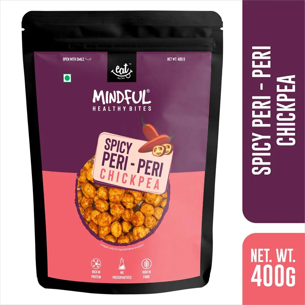 Eat Anytime Mindful Chick Peas,  Peri Peri  0.400 kg