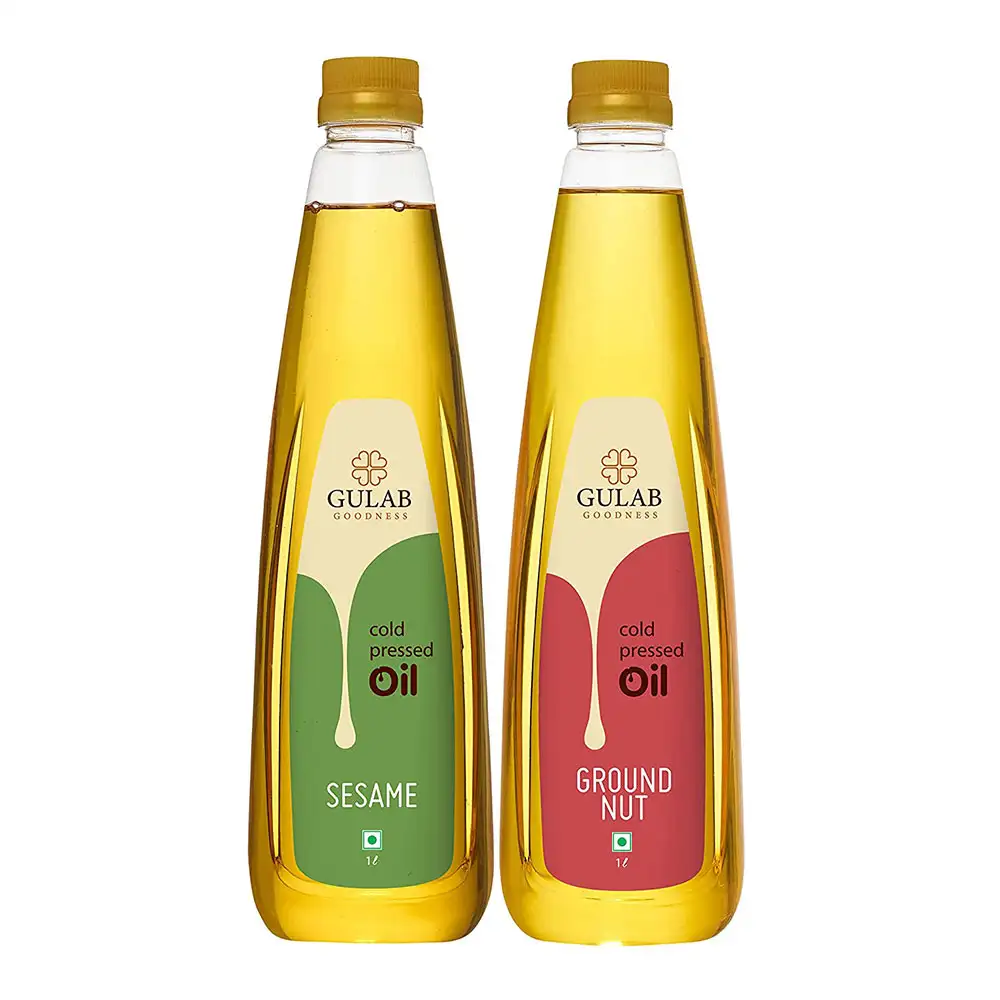 Gulab Cold Pressed Oil Groundnut & Sesame Combo,  1 L