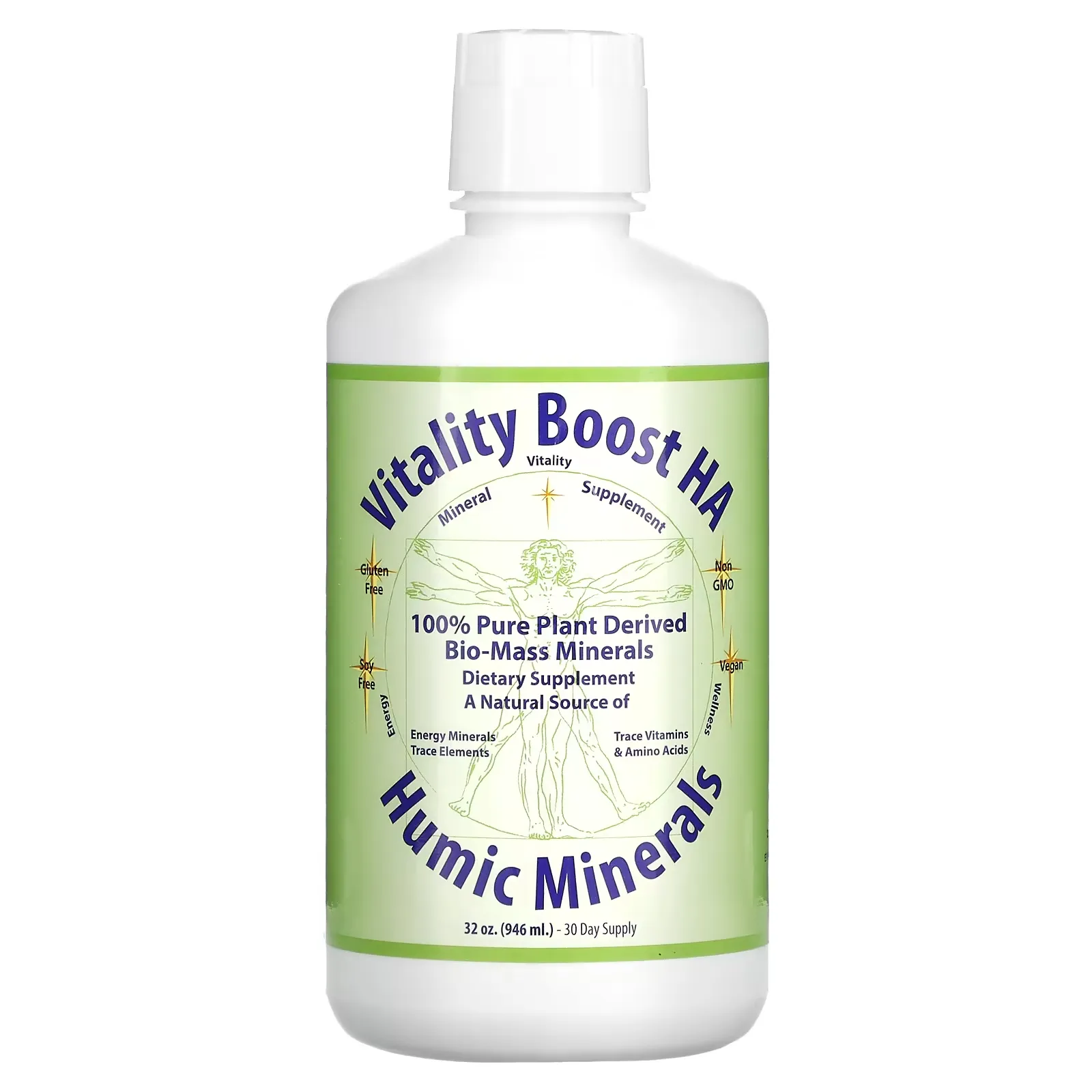 Vitality Boost HA, Humic Minerals, 32 fl oz (946 ml)