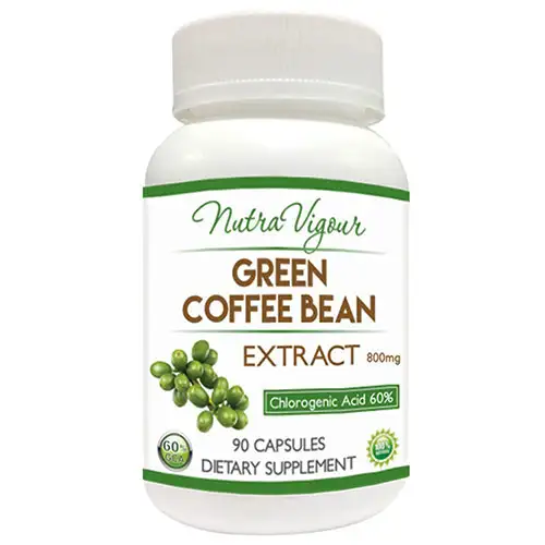 Nutra Vigour Green Coffee Bean Extract (800mg),  90 capsules