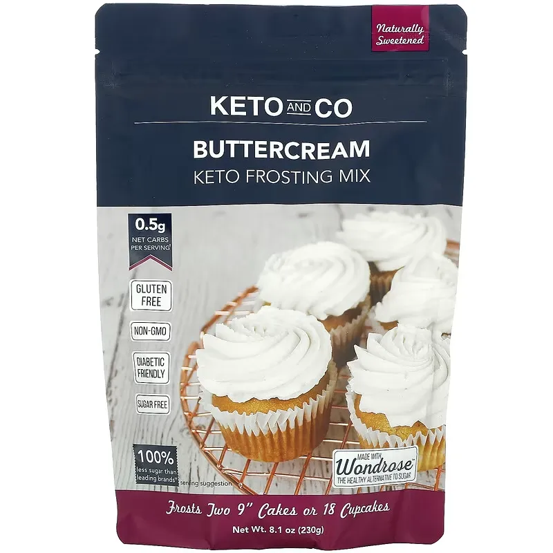 Keto Frosting Mix, Buttercream, 8.1 oz (230 g)