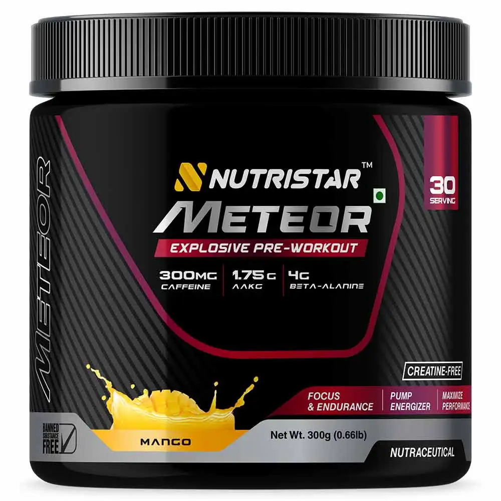 Nutristar Meteor Explosive Pre Workout,  0.66 lb  Mango