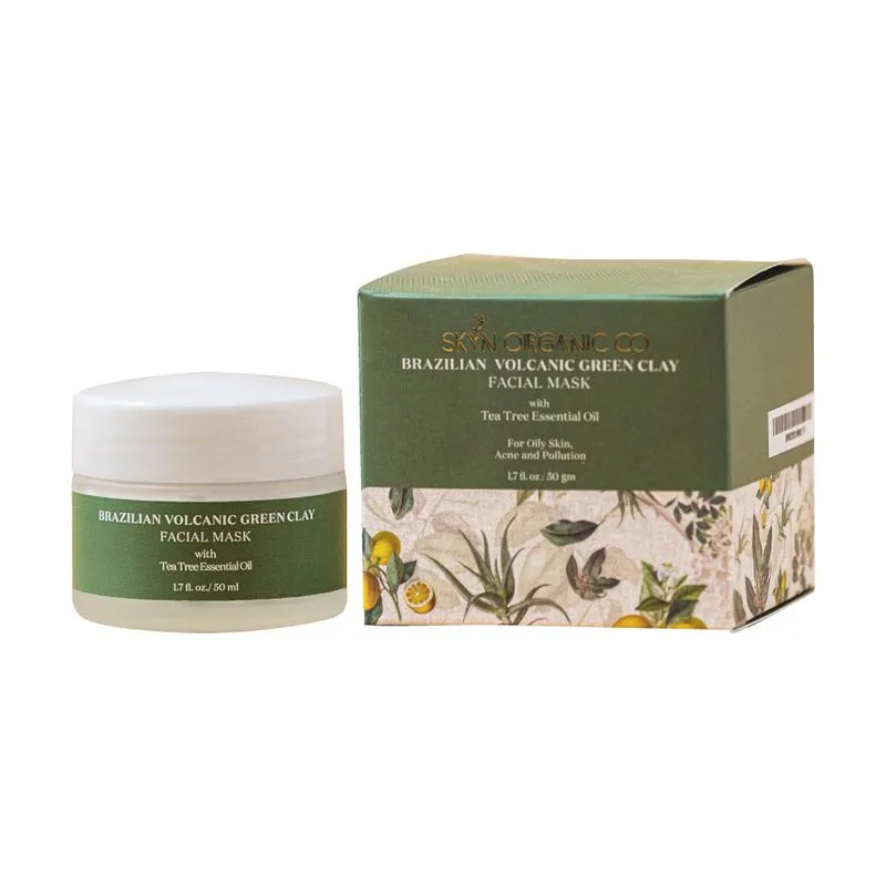 Skyn Organic Co. Brazilian Volcanic Green Clay Facial Mask