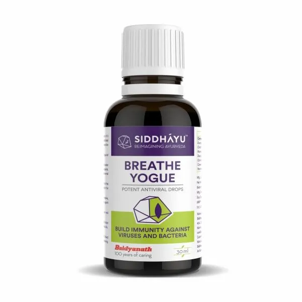 Siddhayu Breathe Yogue Mask Drops Steam Inhaler- Prevents Cold And Cough,flu