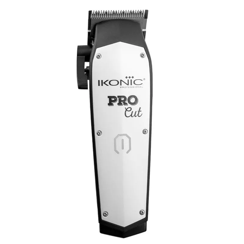 Ikonic Professional Pro Cut Hair Clipper - Black & White