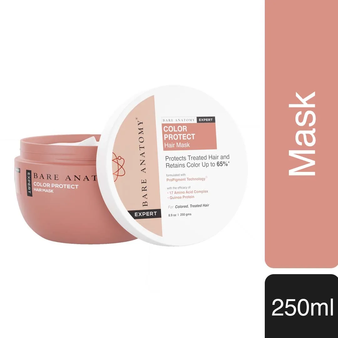 Bare Anatomy EXPERT Color Protect Hair Mask For Coloured Hair With Quinoa Protein & Amino Acids