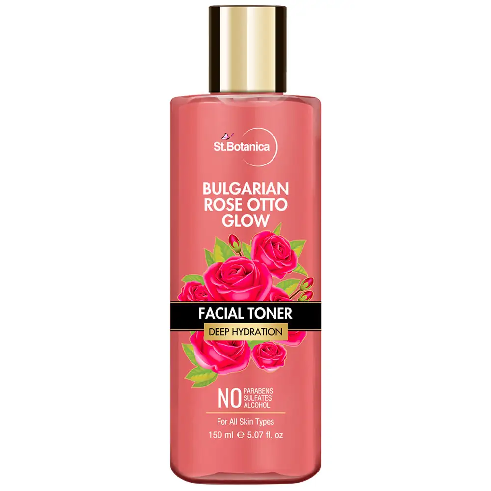 St.Botanica Bulgarian Rose Otto Glow Deep Hydration Facial Toner,  150 ml  for All Skiin Types