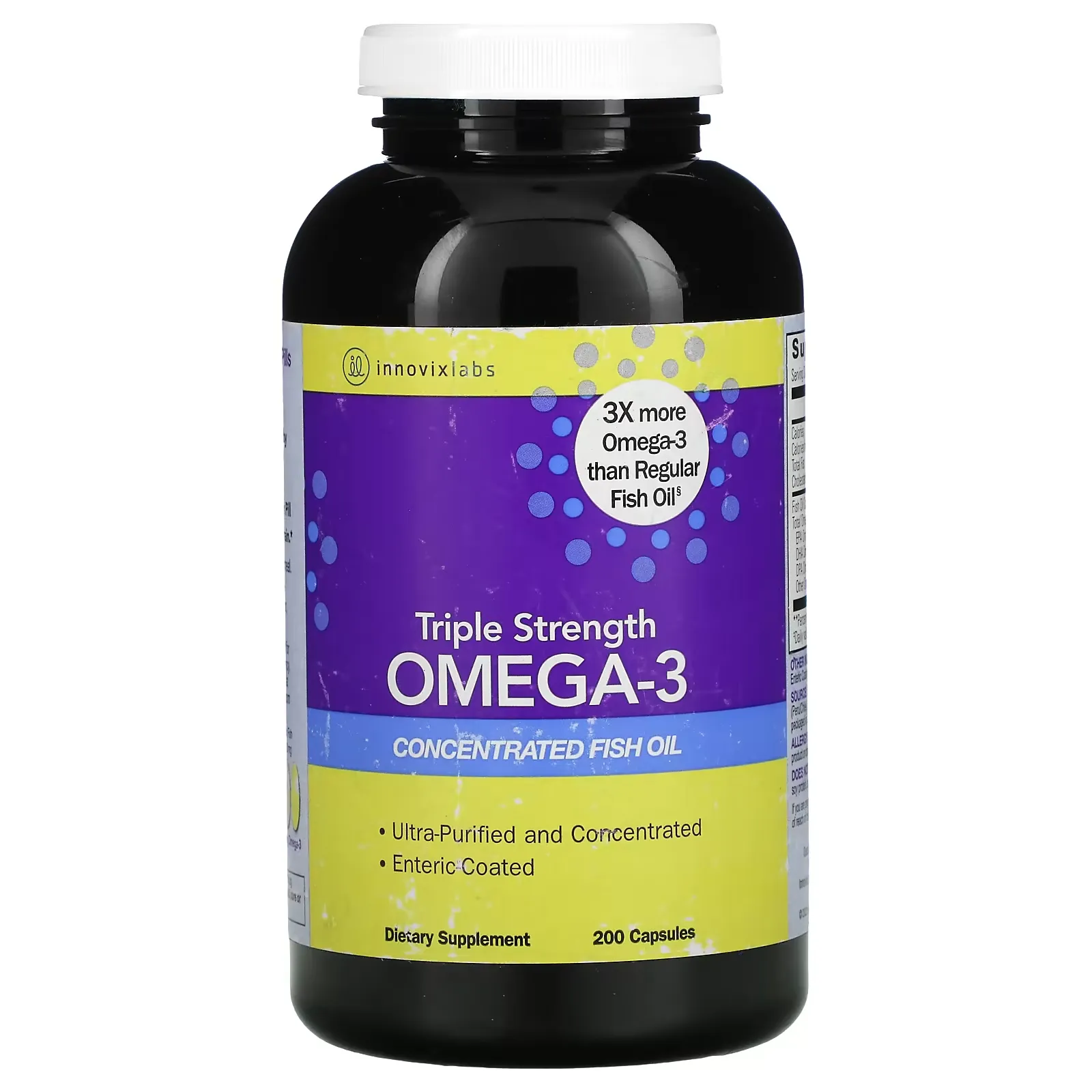 Triple Strength Omega-3, 200 Capsules