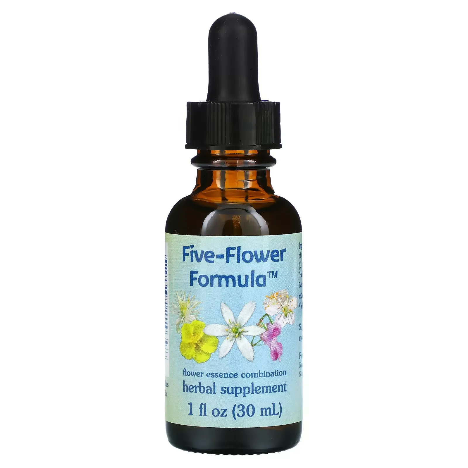 Five-Flower Formula, Flower Essence Combination, 1 fl oz (30 ml)