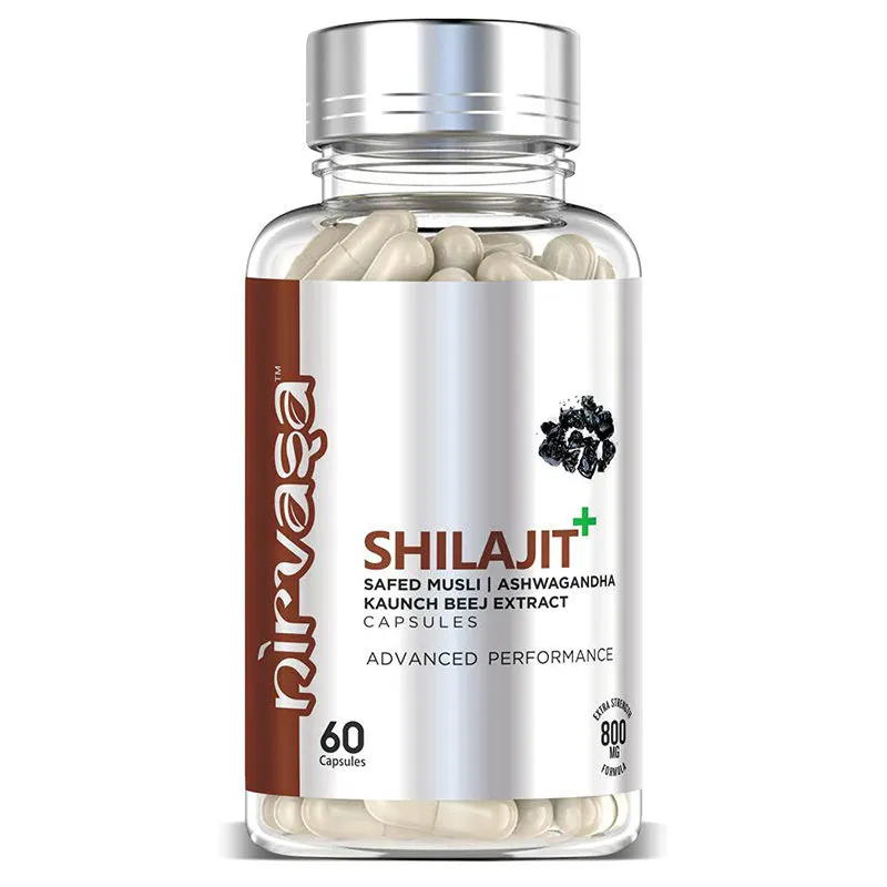 Nirvasa Pure Shilajit With Safed Mulsi, Aswagandha, Kaunch Beez